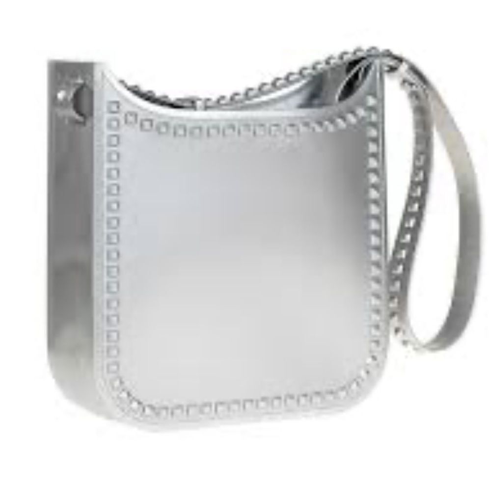 Carmen Sol Fico Large Crossbody NWT -
Metallic Jelly